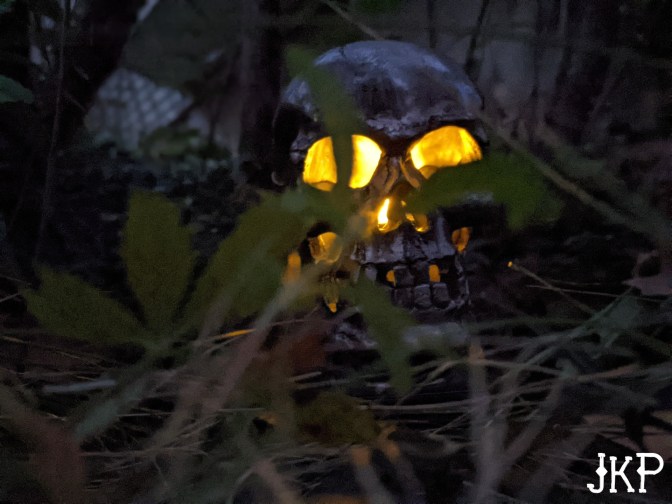 spooky Metal skull