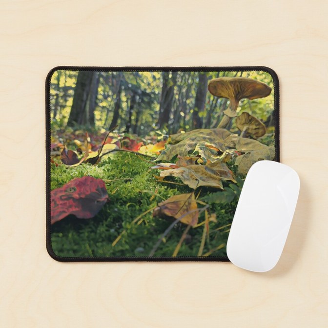 mushroom mouse pad