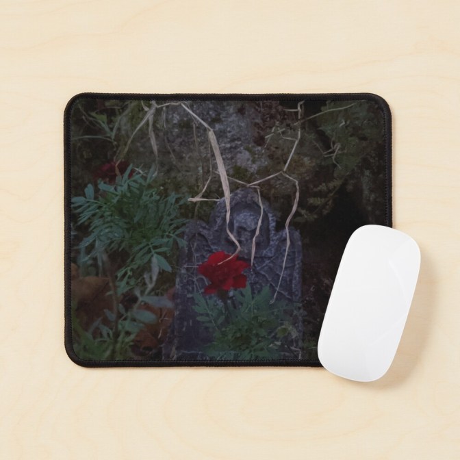 gravestone mouse pad